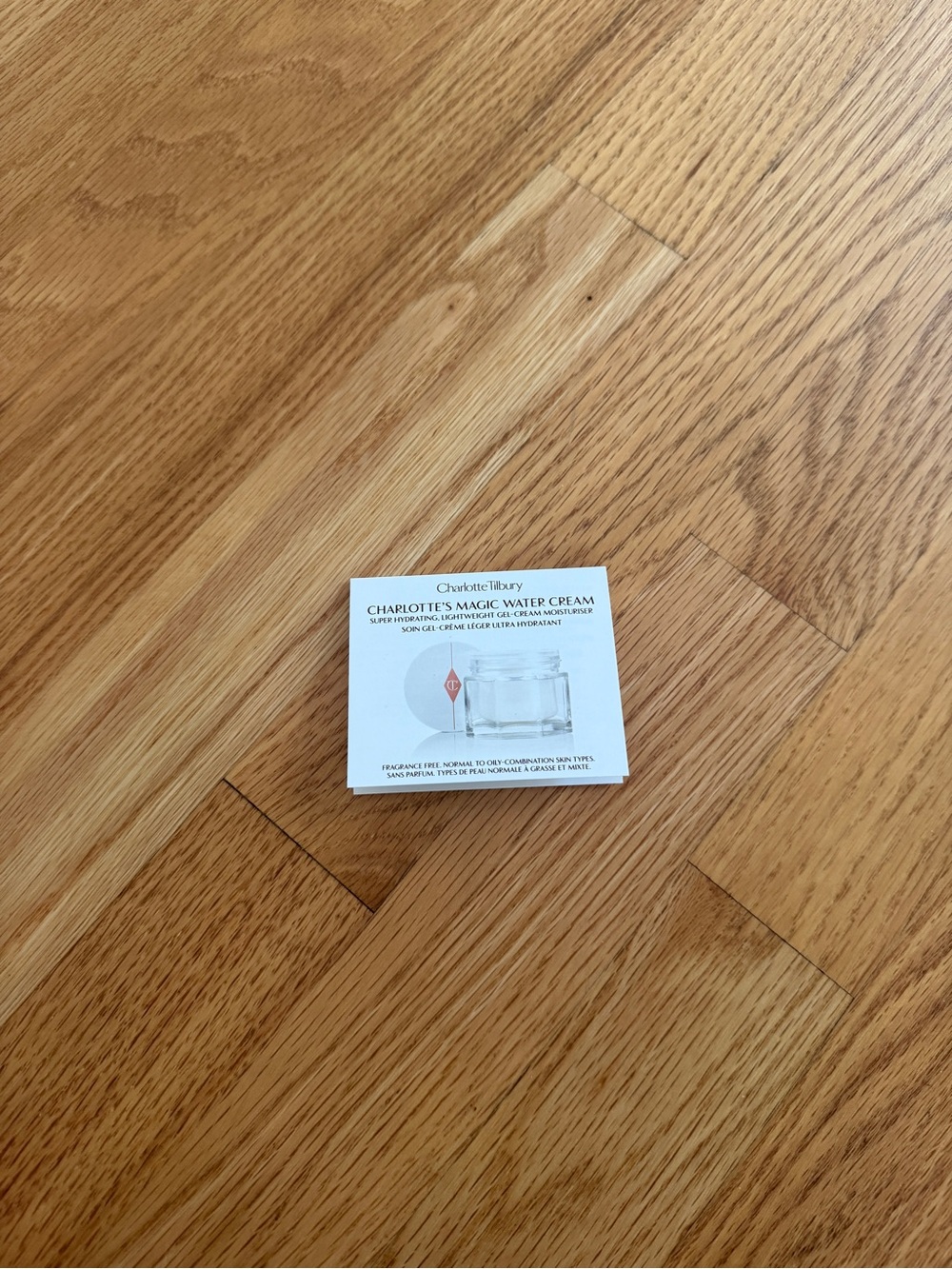 Charlotte tilbury magic water cream moisturizer sample